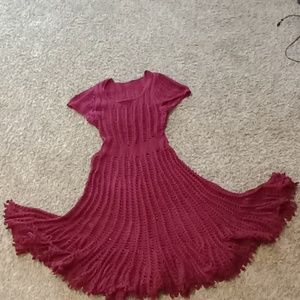 #258Brand New Handmade Knitted dress. PTP:21 L:39,5